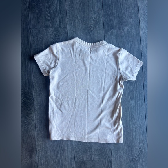 UNIQLO peach waist length tshirt XS - Picture 3 of 3